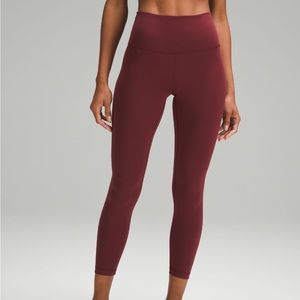 lulu lemon wunder train legging, size 4